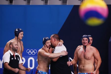 Olympics-Water polo-Serbia earn men's gold in win over Greece