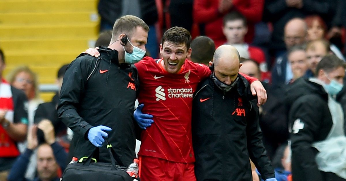 Liverpool boss Jurgen Klopp offers possible timeframe on Andy Robertson's injury return