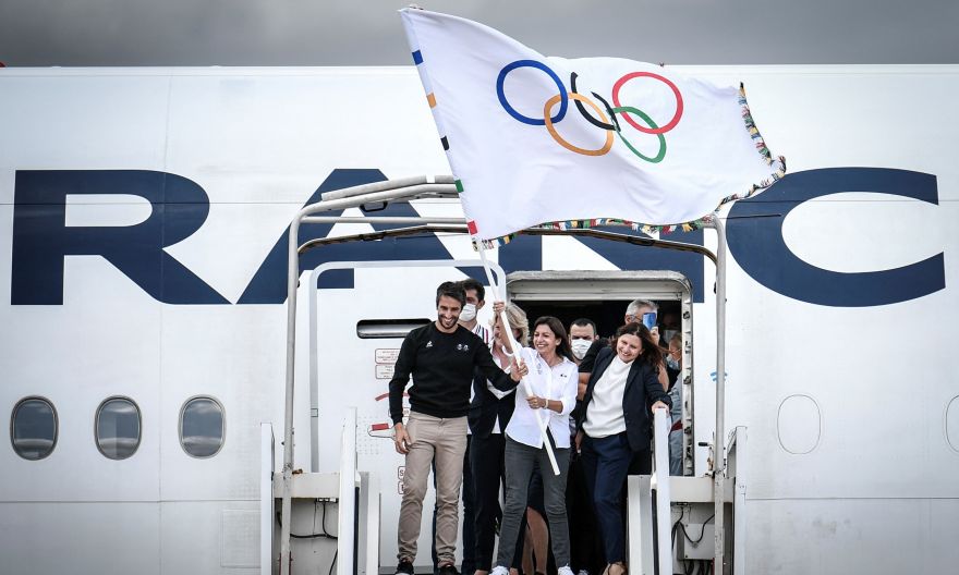 Flying the Olympic flag, Paris looks beyond Covid-19 for 2024 Games