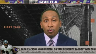 Stephen A. Smith Took Lamar Jackson To Task Over Vaccine Hesitancy After Testing Positive Twice: ‘It’s Ridiculous’