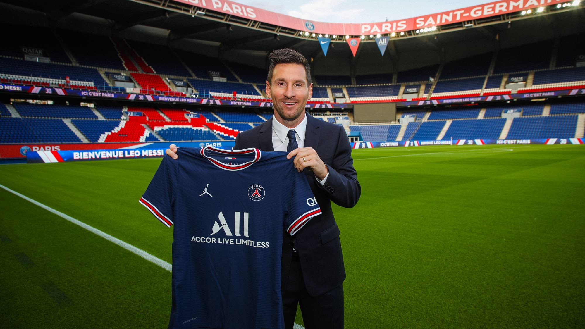 Paris Saint-Germain officially unveil Lionel Messi after agreeing lucrative two-year contract