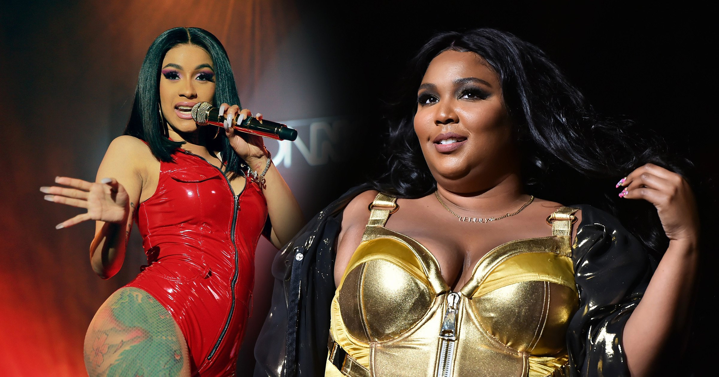 Lizzo reveals cheeky NSFW moment with Cardi B during photoshoot for their new single Rumors