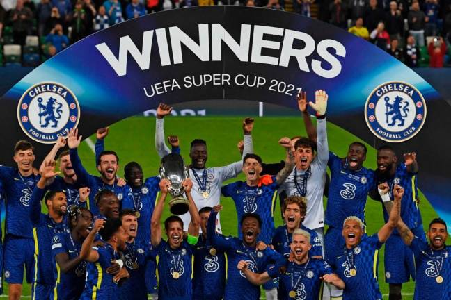 Chelsea win 2021 UEFA Super Cup