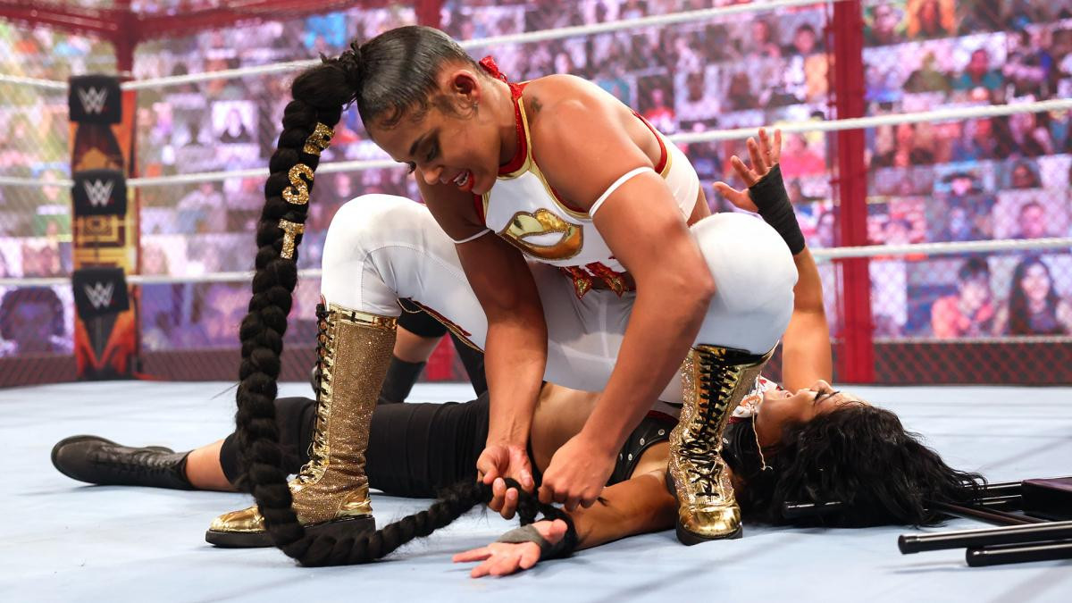 WWE star Bianca Belair reveals why she uses ‘super power’ hair as a weapon