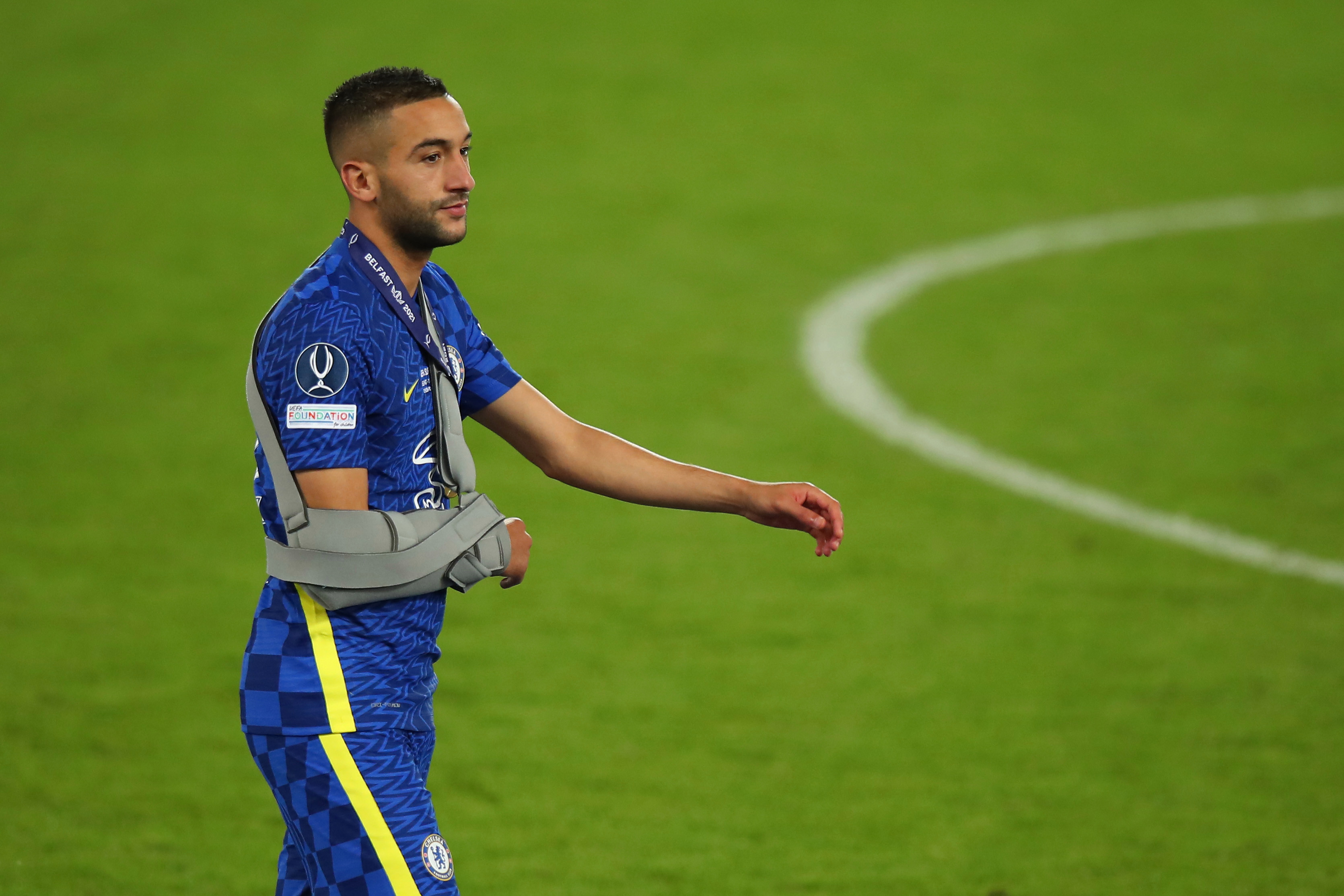 Thomas Tuchel provides Hakim Ziyech injury update after Chelsea’s Super Cup victory over Villarreal