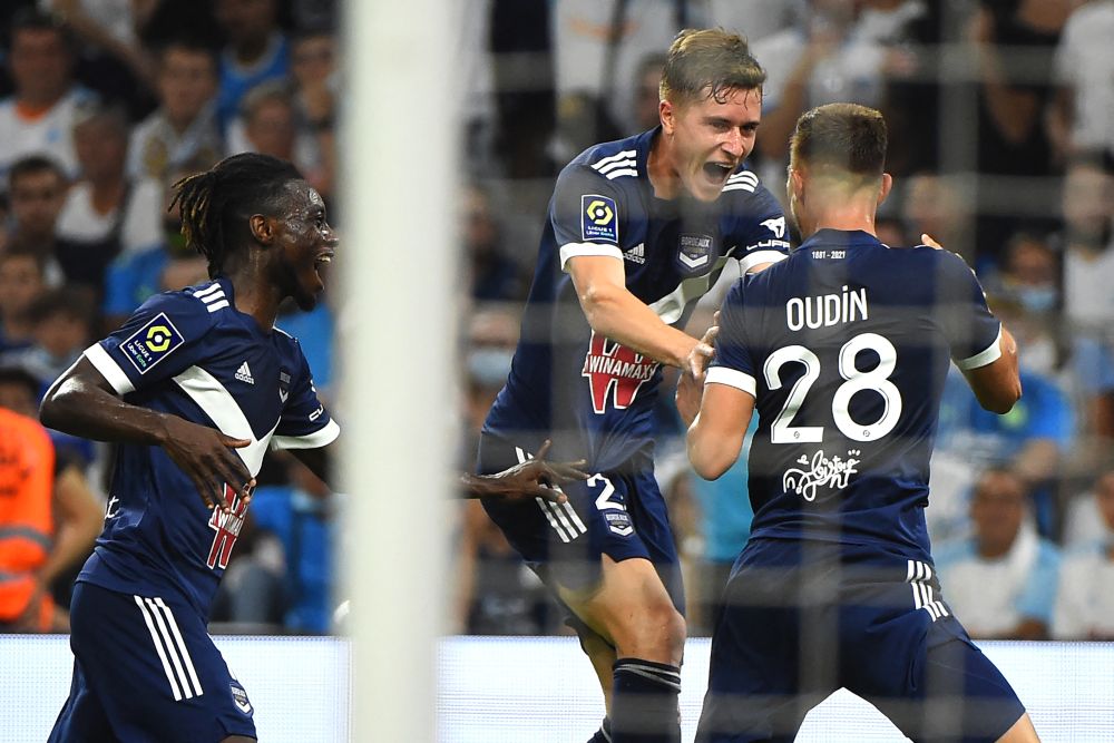Bordeaux fight back to hold Marseille to 2-2 draw