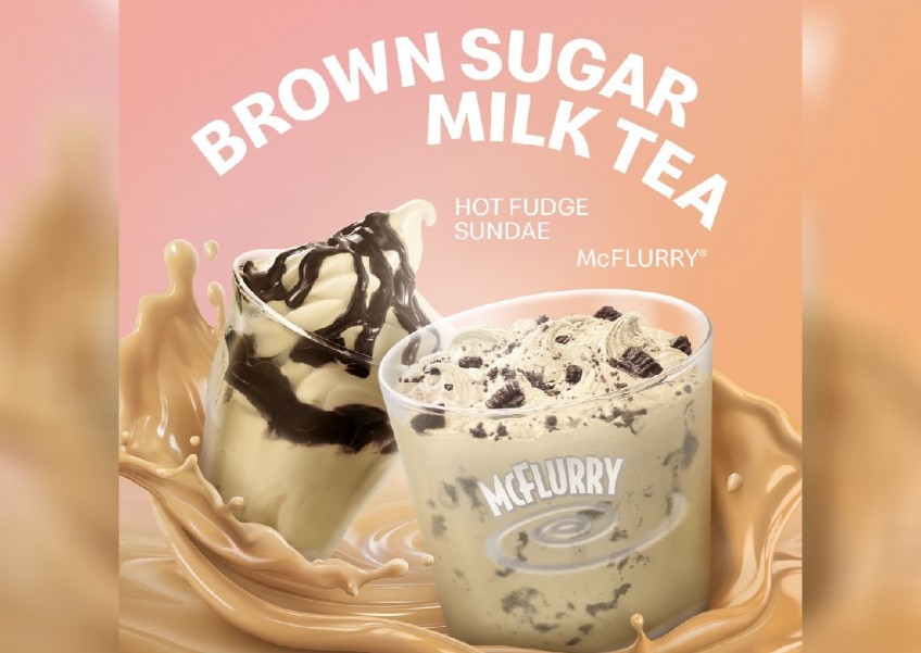 McDonald's bids goodbye to Lotus Biscoff McFlurry, launches new brown sugar milk tea ice cream