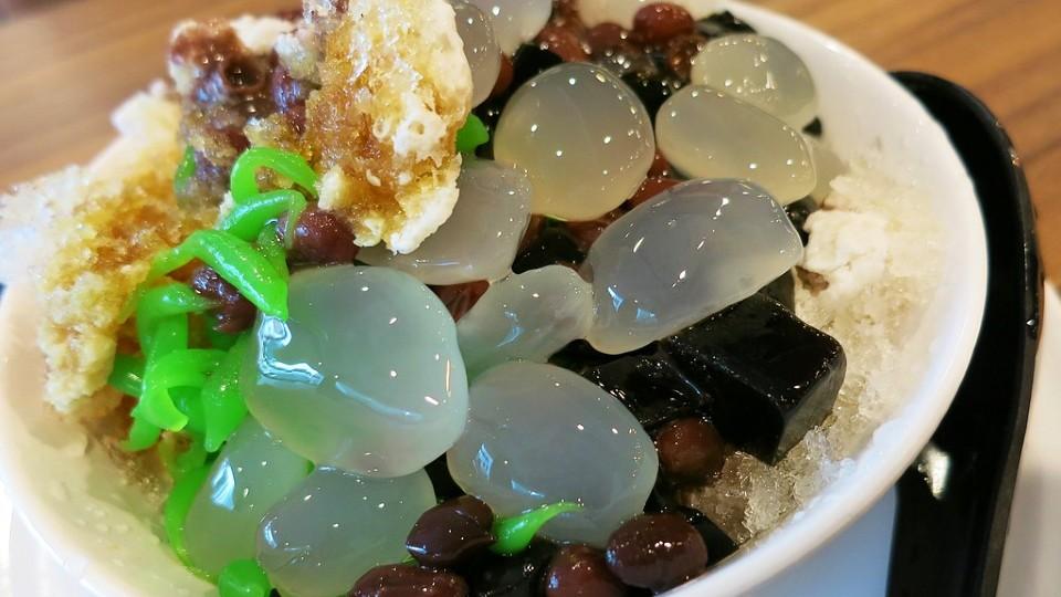 The origin of the Attap Chee seeds on top of your Singapore Ice-Kacang