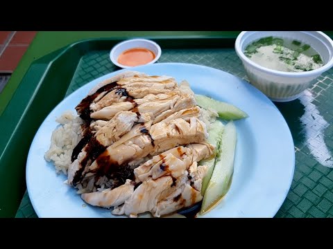 Maxwell Food Centre. Ah Tai Hainanese Chicken Rice. The other Popular and Famous Hainan Chicken Rice