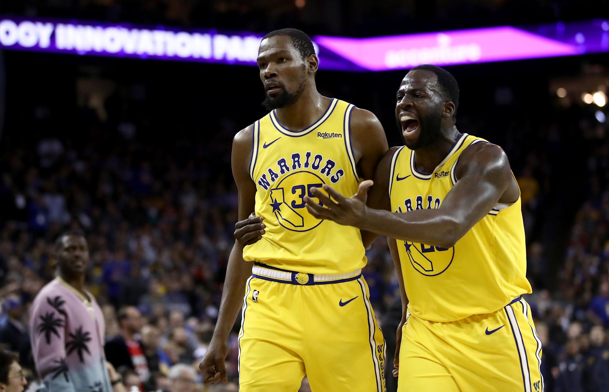Kevin Durant, Draymond Green clear air on infamous 2018 fight: Warriors management 'f***ed it up'