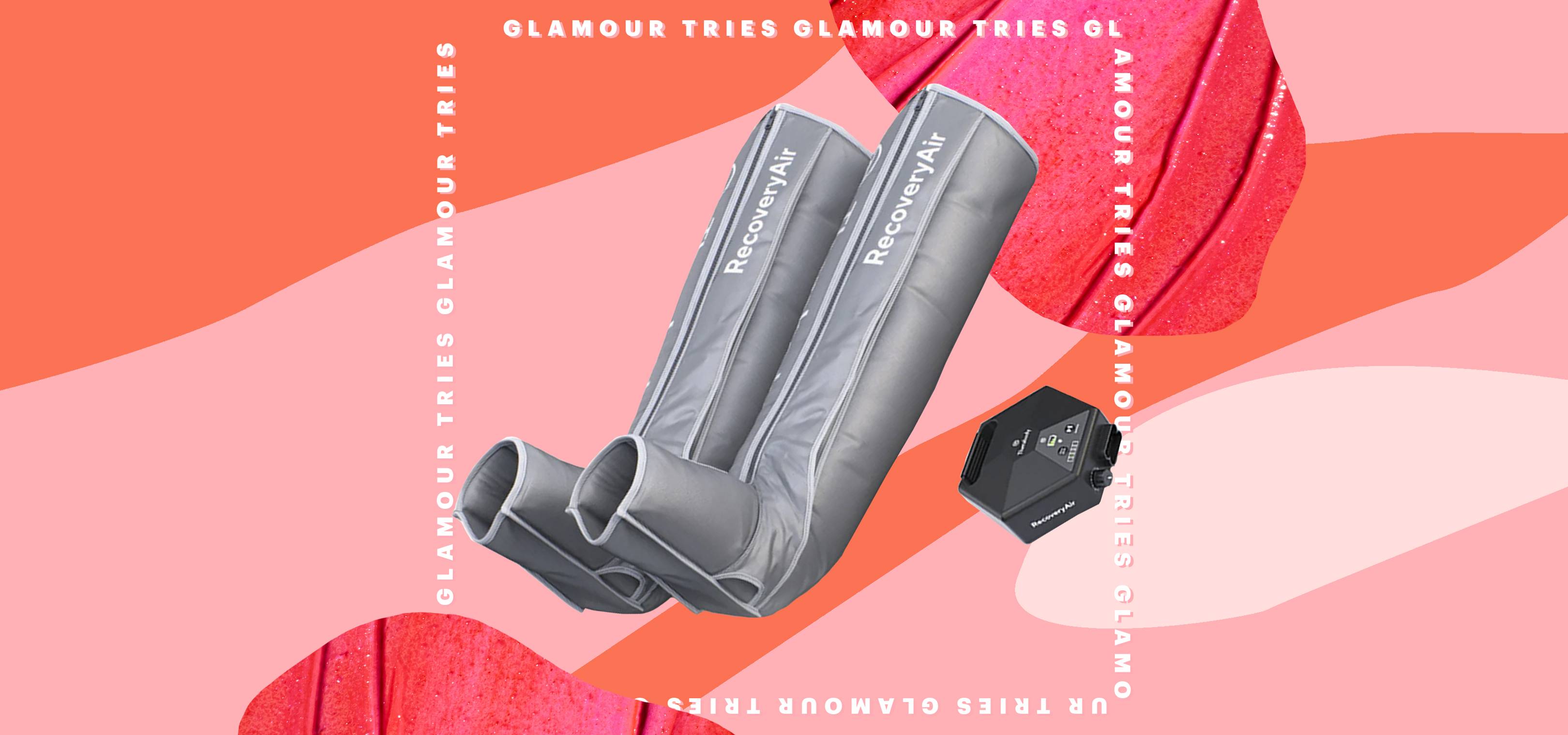 GLAMOUR Tries: We put Theragun's RecoveryAir System compression boots to the test and this is how it went