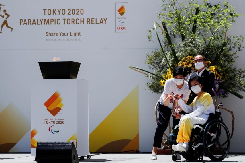 Paralympic: Flame arrives in Tokyo as virus surges days before opening