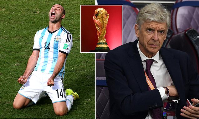 Javier Mascherano favours biennial World Cup after talks with Arsene Wenger