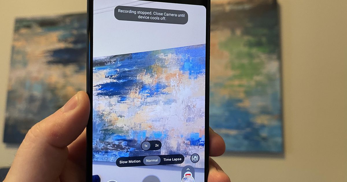 Google's Pixel 5A seems to have overheating issues when shooting 4K video at 60FPS