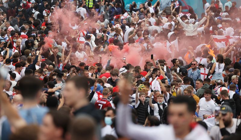 Euro 2020 final at Wembley was a "superspreader" event