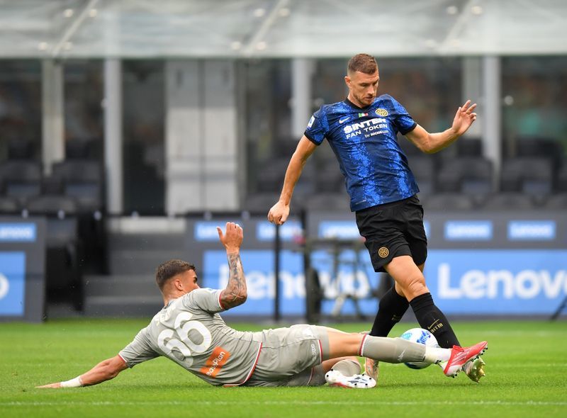 Soccer-Dzeko on target as champions Inter impress in win over Genoa