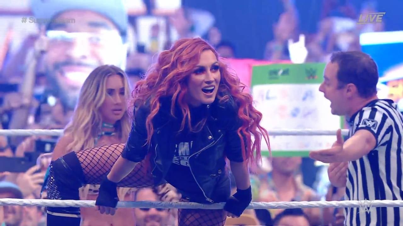 WWE's Becky Lynch Returns at SummerSlam to Win SmackDown Women's Title