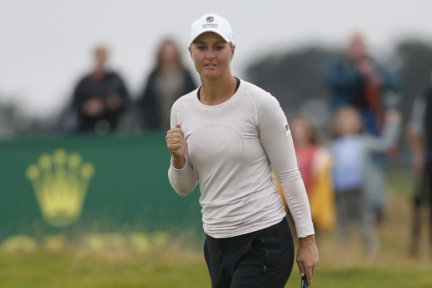 Golf: Nordqvist charges to top of women's Open leaderboard