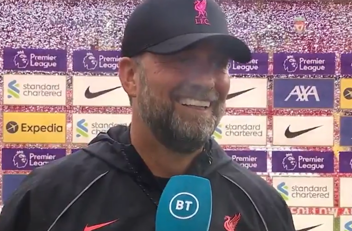 Jurgen Klopp praises spectacular Liverpool duo after Burnley win