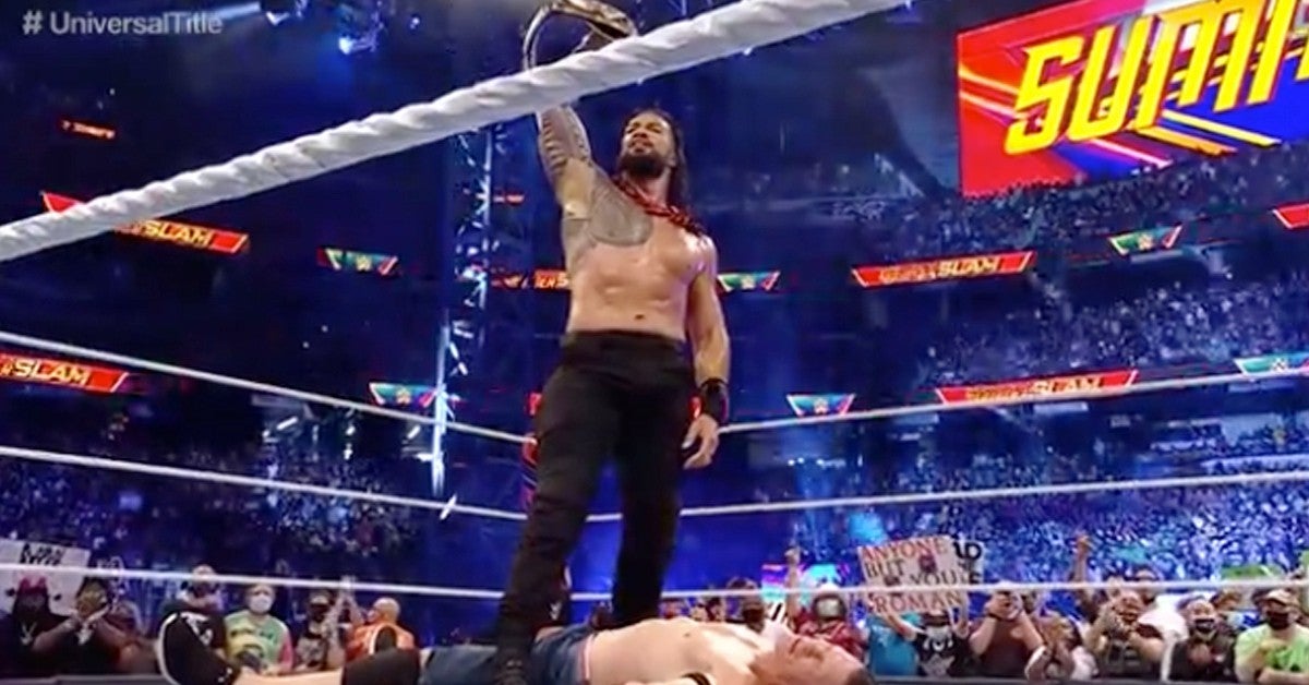WWE's Roman Reigns Defeats John Cena in Fantastic Match at SummerSlam
