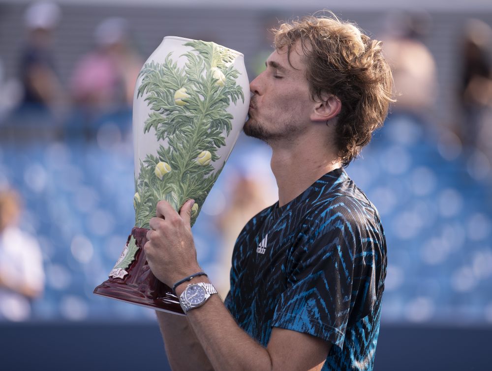 Zverev adds Cincinnati Masters to Olympic gold, Barty wins