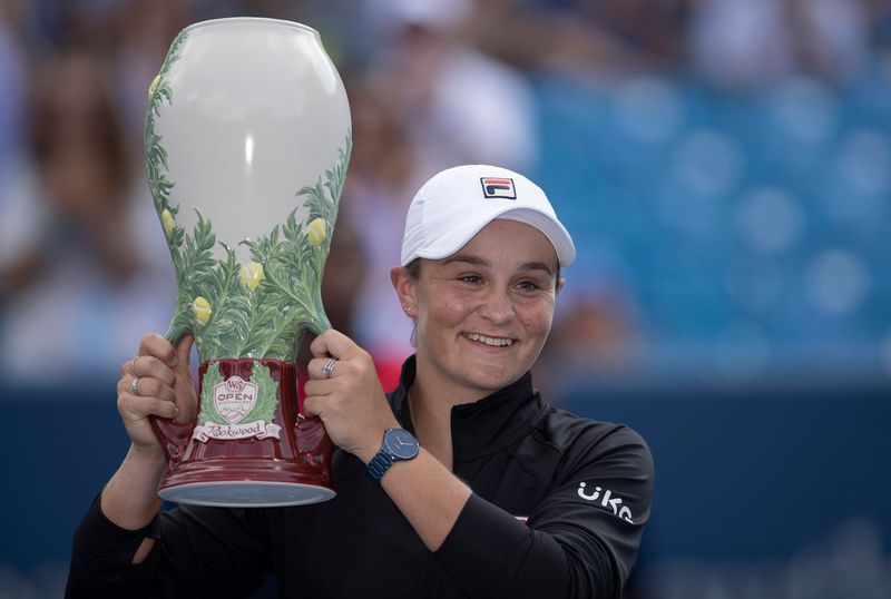 Tennis-Barty enjoys "awesome" U.S. Open tune-up with Cincinnati win