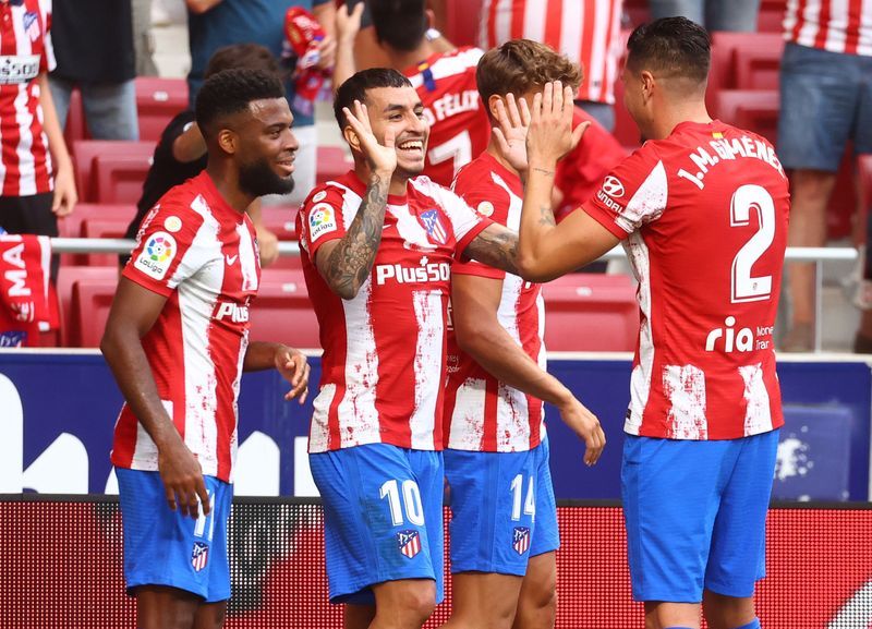 Soccer-Correa scores again as Atletico beat Elche after parading trophy