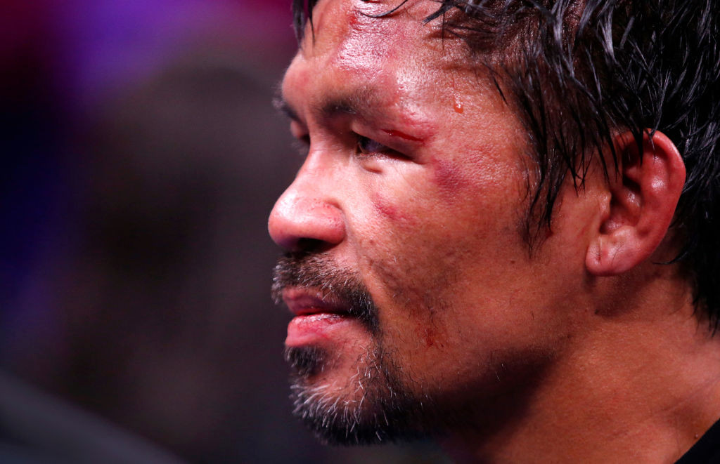 Manny Pacquiao admits ‘leg cramps’ slowed him down against Yordenis Ugas following latest retirement hint