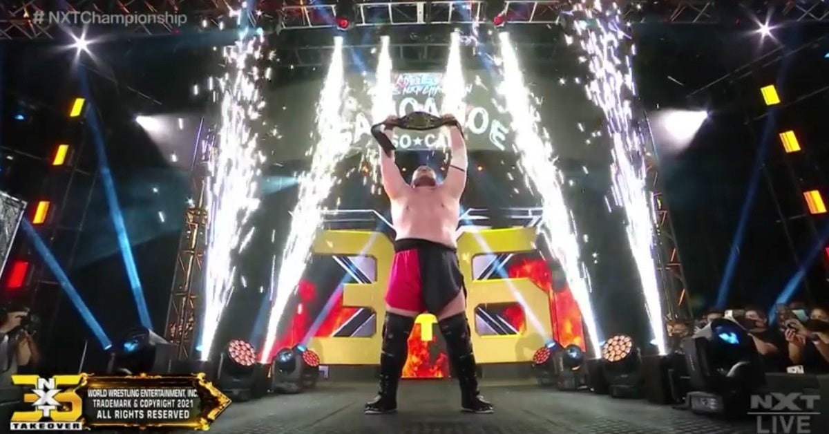 NXT's Samoa Joe Becomes New NXT Champion at TakeOver 36