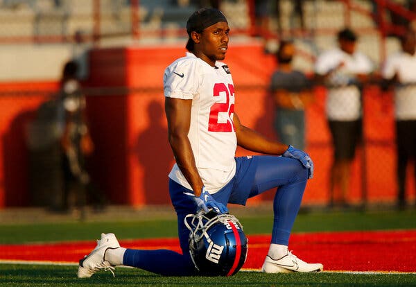 Giants Cornerback Brings Fire, and BBQ, to His New Team