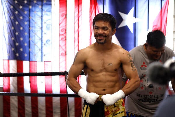 Pacquiao Is Fighting, but Not in a Novelty Bout