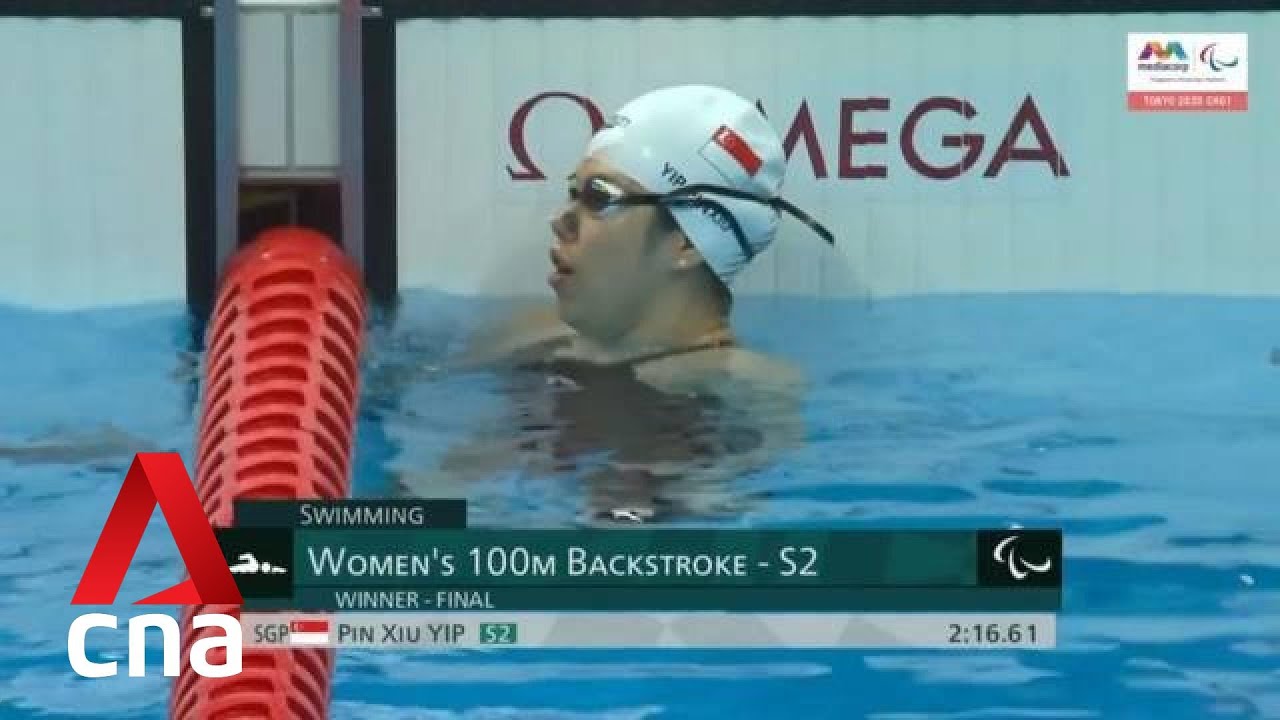 Paralympics: Singapore's Yip Pin Xiu wins 100m backstroke S2 gold