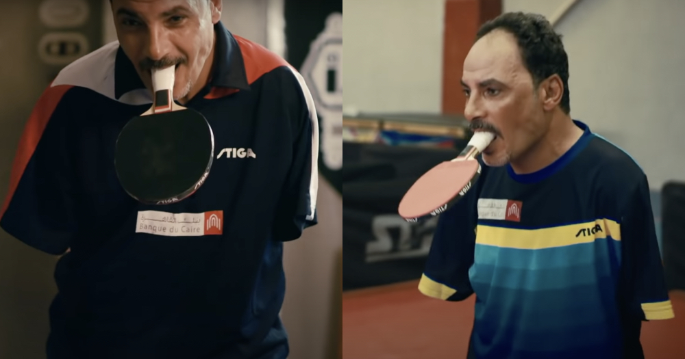 Egyptian table tennis Paralympian uses his mouth after he was told he’d never play the sport