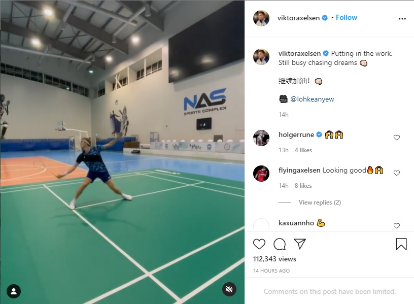 Loh Kean Yew Leaves Singapore Team To Train With Olympics Gold Medalist Viktor Axelsen in Dubai?