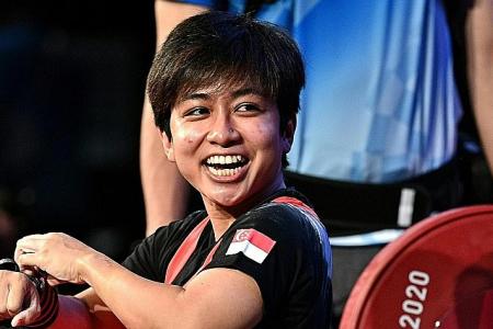 Powerlifter Aini finishes sixth, but happy with her technique