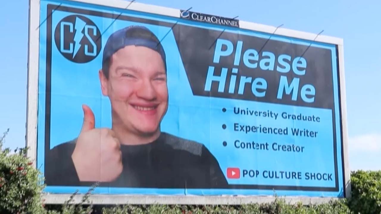 Unemployed Man Creates Billboard To Help Find A Job