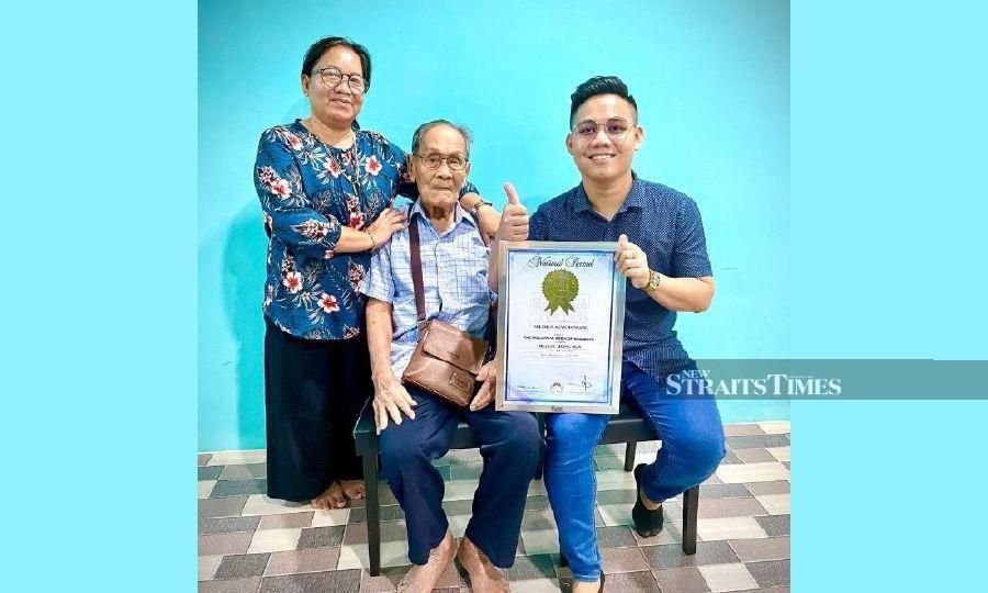 Malaysia's oldest living man from Sarawak has no big secret to longevity