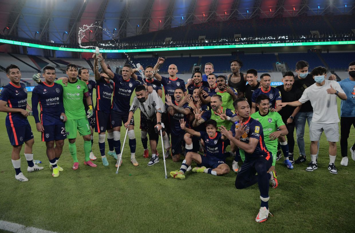 JDT lift their eighth consecutive Super League title in style