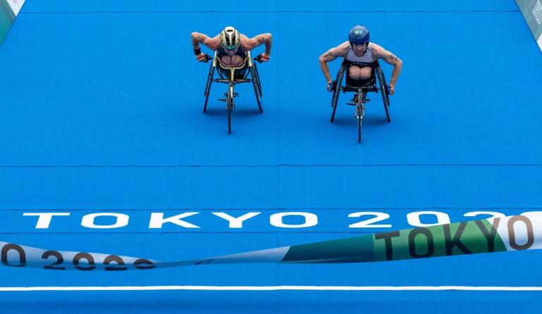 Afghan Paralympians in tears as triathlon thriller lights up Super Sunday