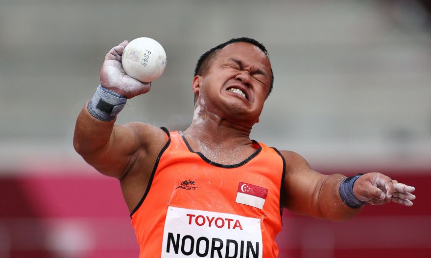 Paralympics: Singapore's Diroy Noordin eighth in men's F40 shot put with national record of 9.92m