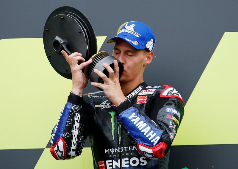 Motorcycling-Quartararo extends championship lead with win at Silverstone