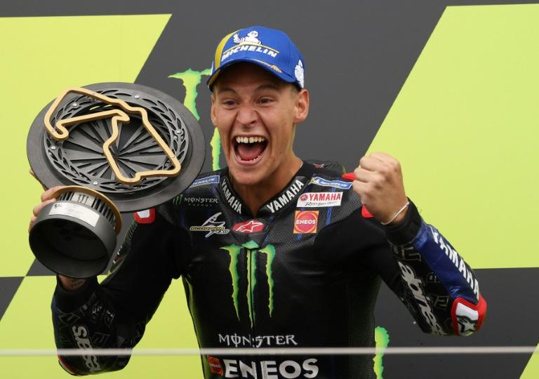 Quartararo closes in on world title with British MotoGP win