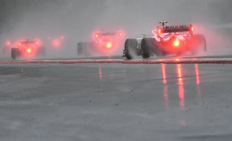 Verstappen wins rain-ruined two-lap Belgian GP, shortest race in history