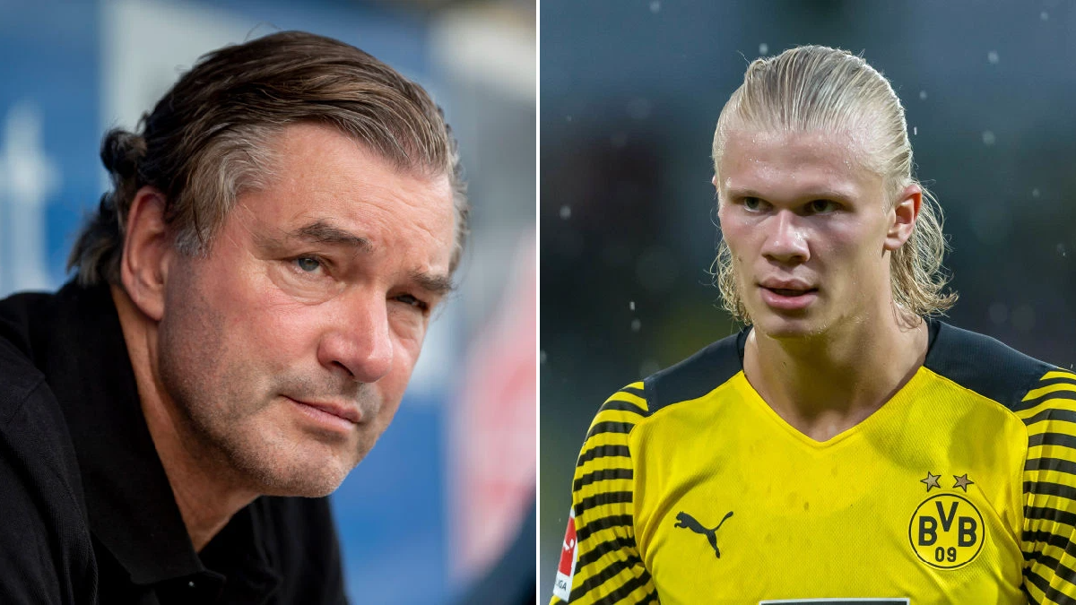Borussia Dortmund sporting director Michael Zorc responds to claims that PSG want to sign Erling Haaland