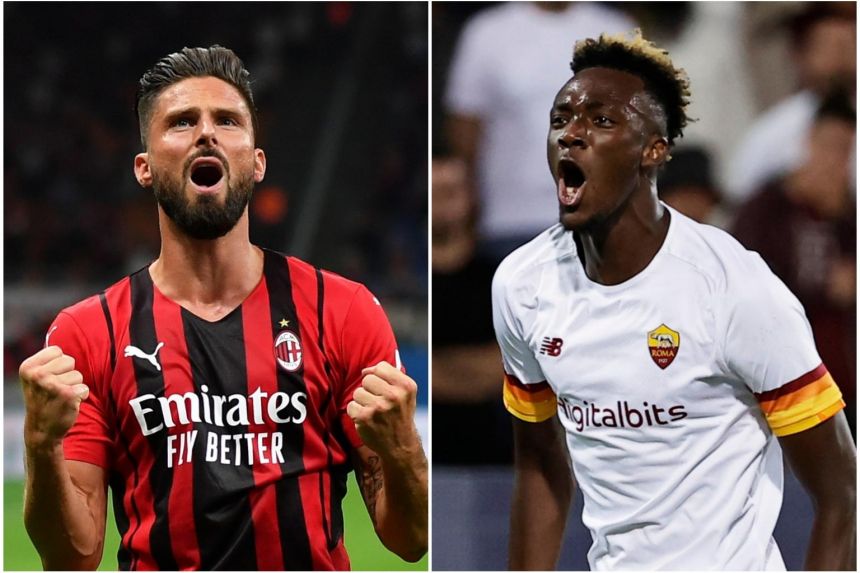 Football: Ex-Blues Giroud, Abraham open Serie A accounts as Milan and Roma cruise