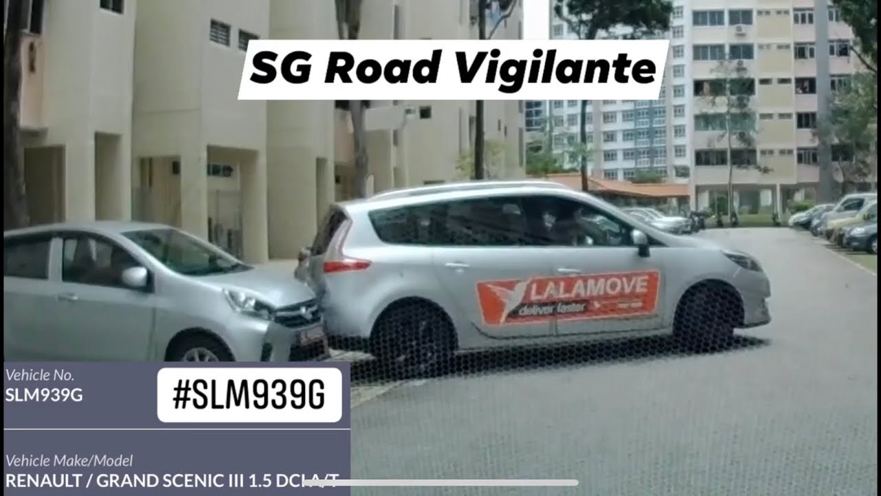 blk tampines st renault grand scenic hit and run on perodua axia