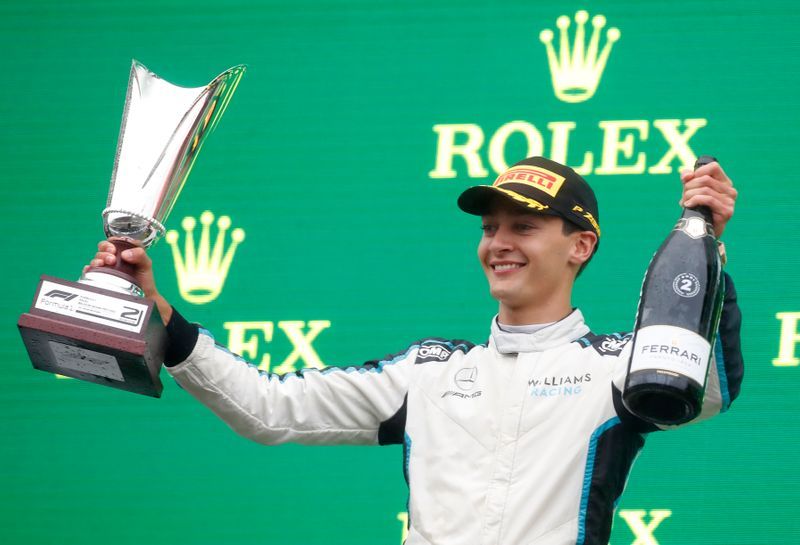 Motor racing-Russell the obvious choice for Mercedes, says Brawn