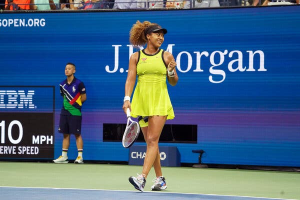 To Play Tennis, Naomi Osaka Finds a New Purpose. So Far, So Good.