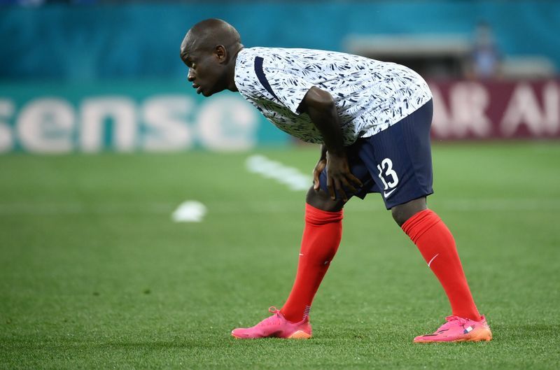 Soccer-Injured Kante and Tolisso to miss France World Cup qualifiers