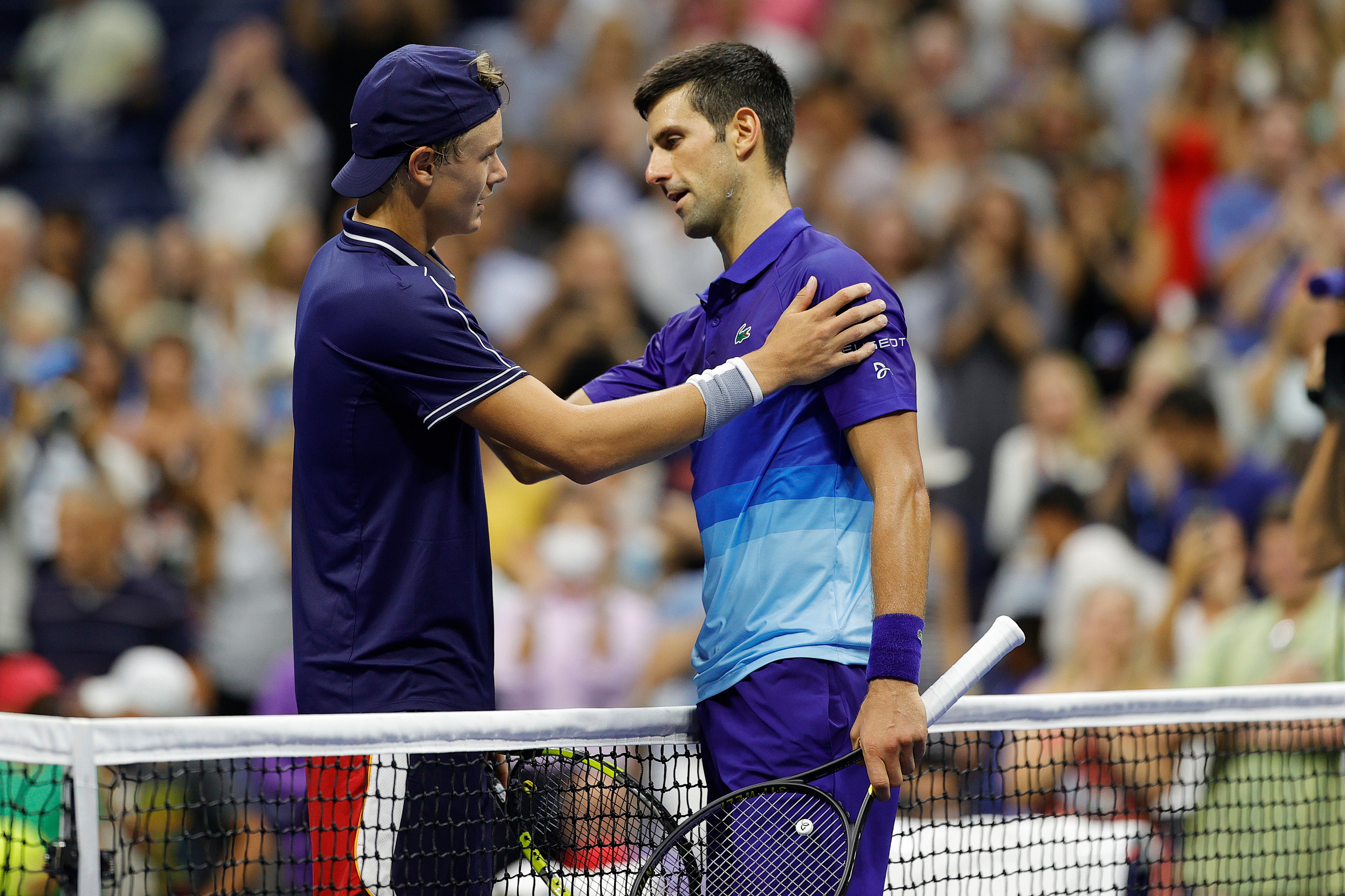 Novak Djokovic reveals what he told ’emotional’ Rune in private chat after US Open scare
